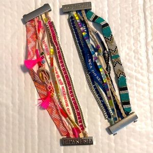 Multi color bracelets magnet clasp